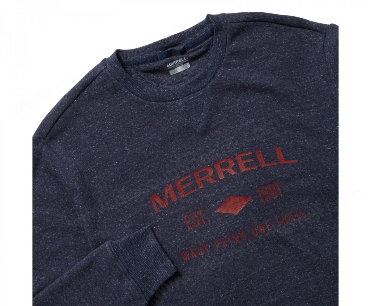 Merrell - Men's Merrell Est 1981 Wordmark Crewneck Pullover - -1