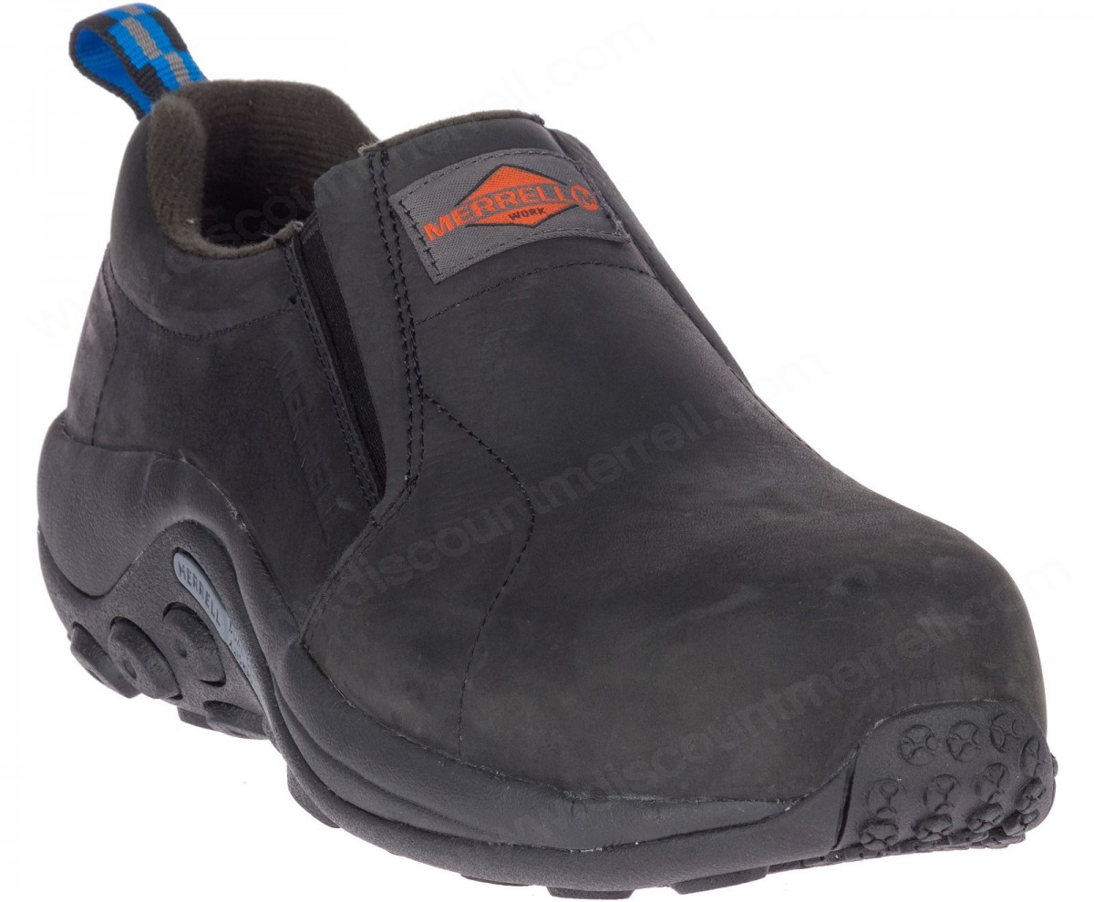 Merrell - Men's Jungle Moc Leather Comp Toe Work Shoe - -1