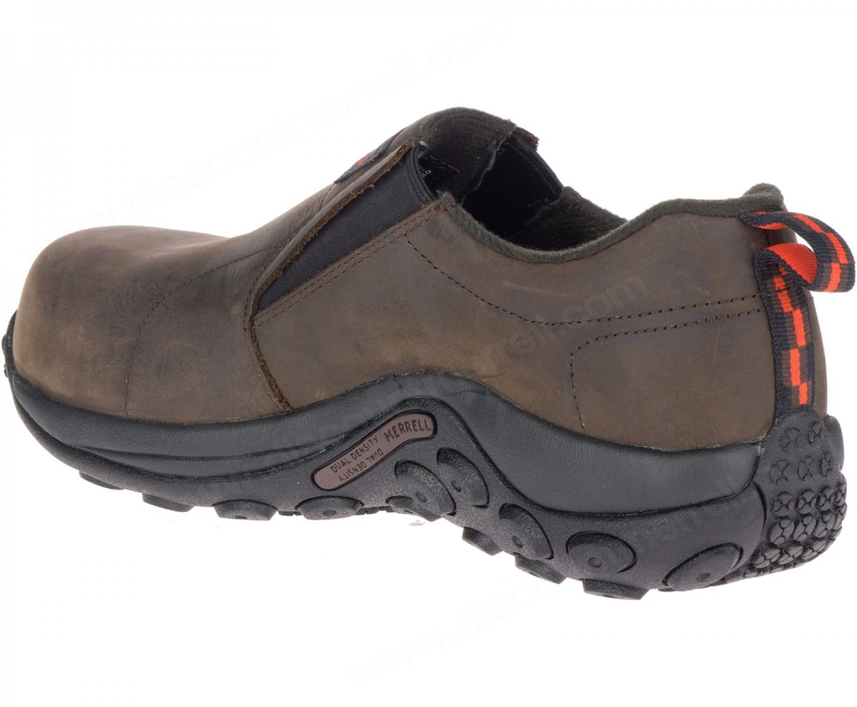 Merrell - Men's Jungle Moc Leather Comp Toe SD+ Work Shoe Wide Width - -4