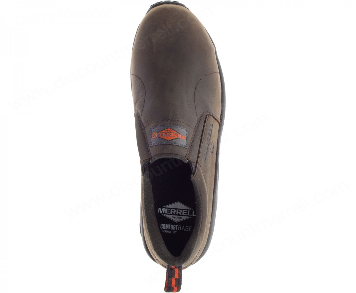 Merrell - Men's Jungle Moc Leather Comp Toe SD+ Work Shoe Wide Width - -7