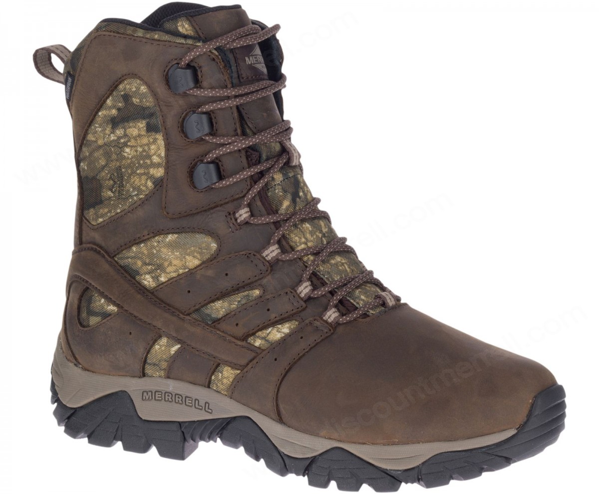 Merrell - Men's Moab Timber Thermo 8" Waterproof SR Work Boot - -0