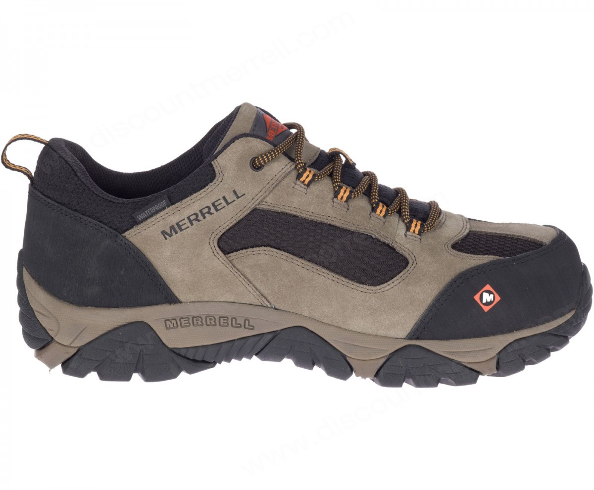 Merrell - Men's Moab Onset Waterproof Comp Toe Work Shoe - -2