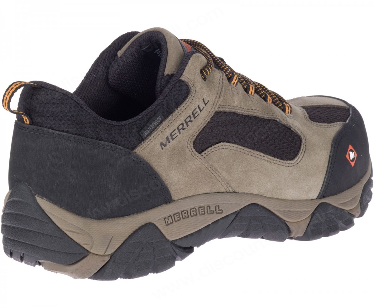 Merrell - Men's Moab Onset Waterproof Comp Toe Work Shoe - -6