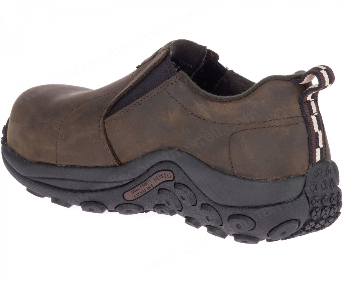 Merrell - Women's Jungle Moc Leather Comp Toe Work Shoe - -5