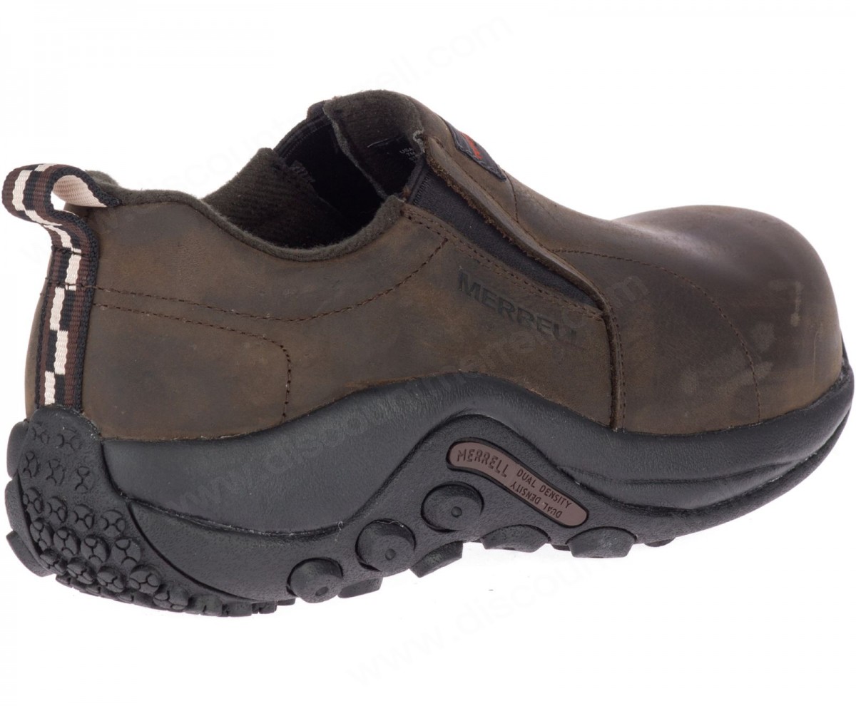 Merrell - Women's Jungle Moc Leather Comp Toe Work Shoe - -6