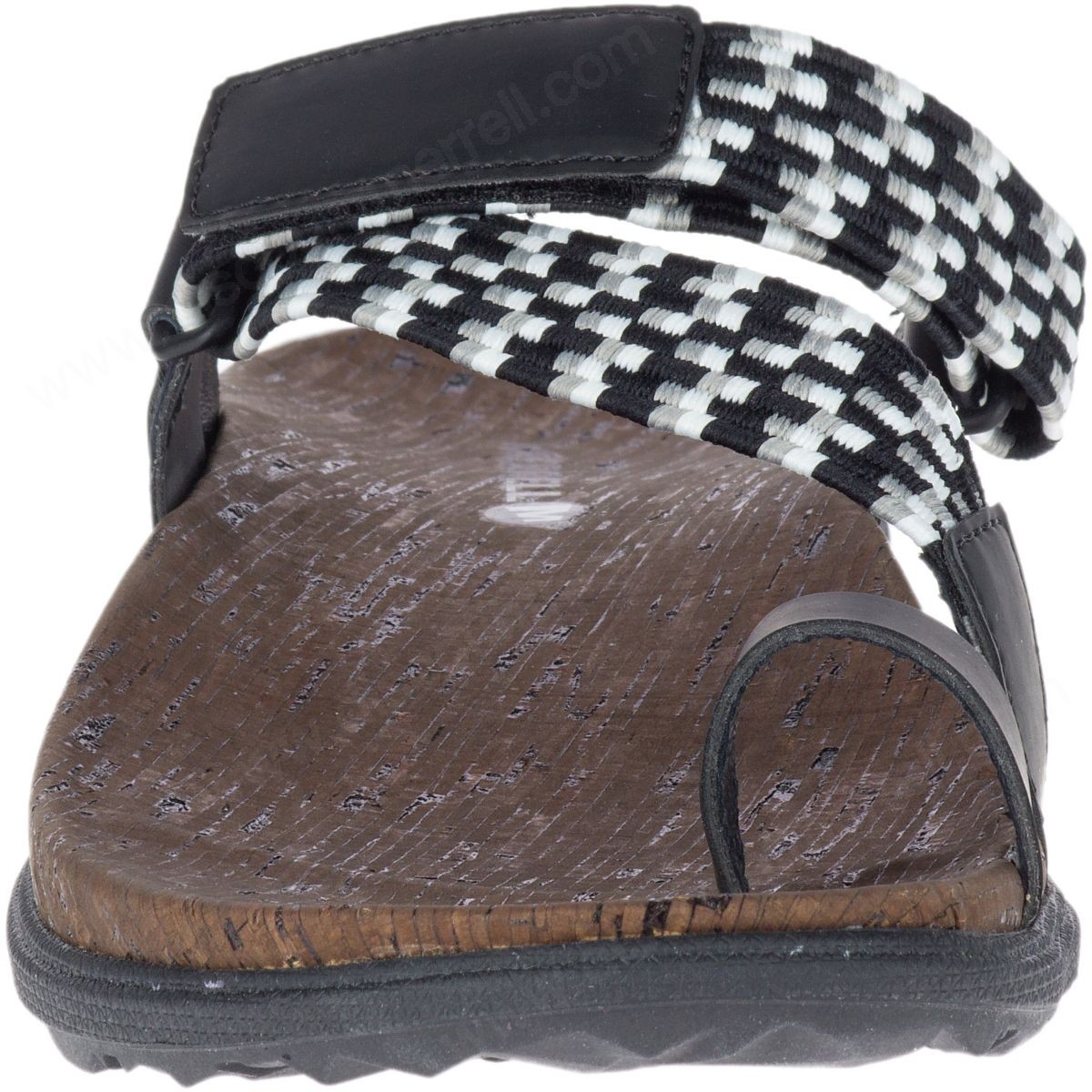 Merrell Lady's Around Town Sunvue Thong Woven Black - -4