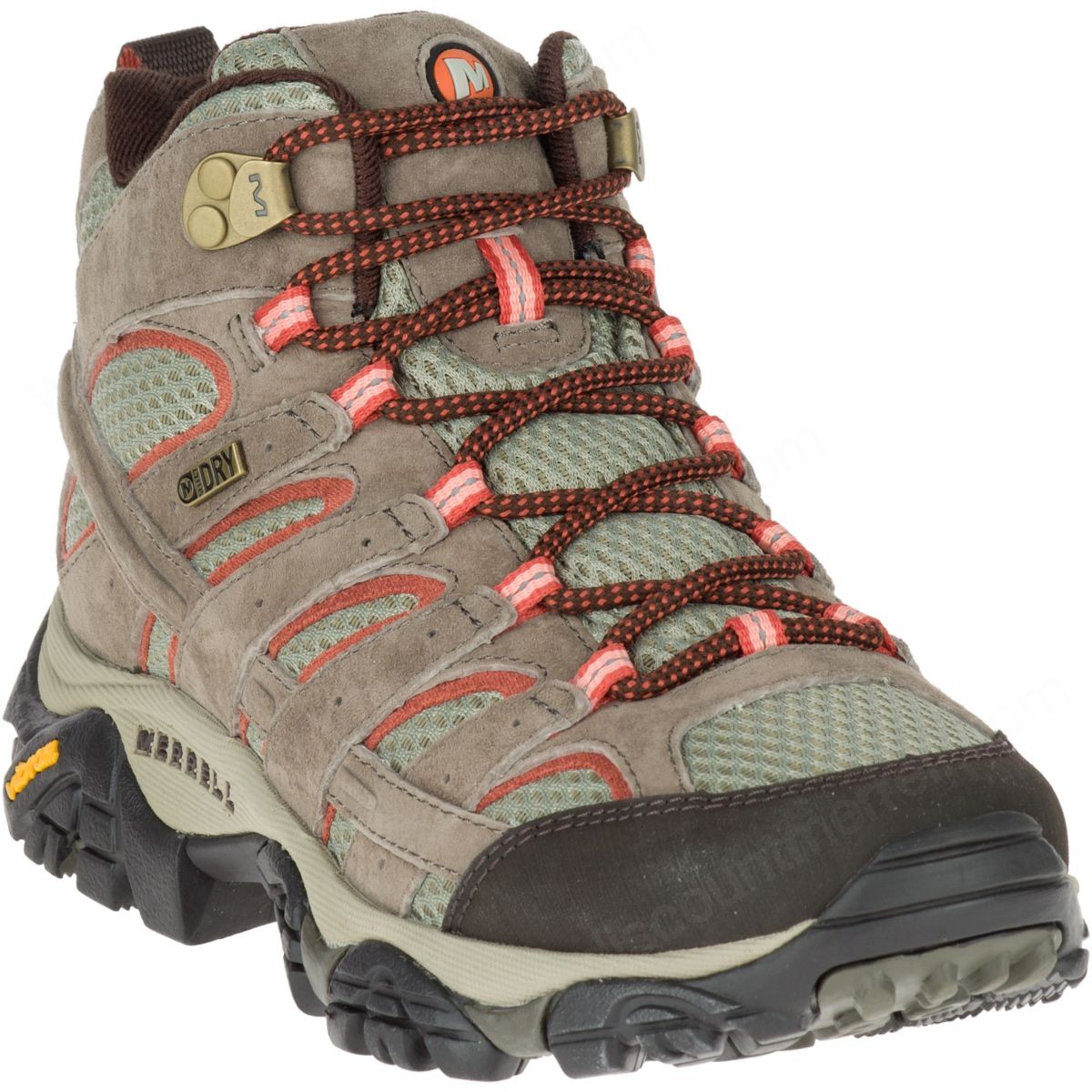 Merrell Lady's Moab Mother Of All Boots™ Mid Waterproof Wide Width Bungee Cord - -3