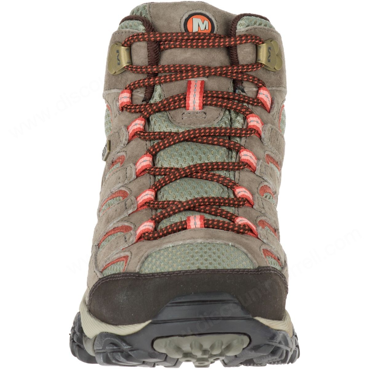 Merrell Lady's Moab Mother Of All Boots™ Mid Waterproof Wide Width Bungee Cord - -4