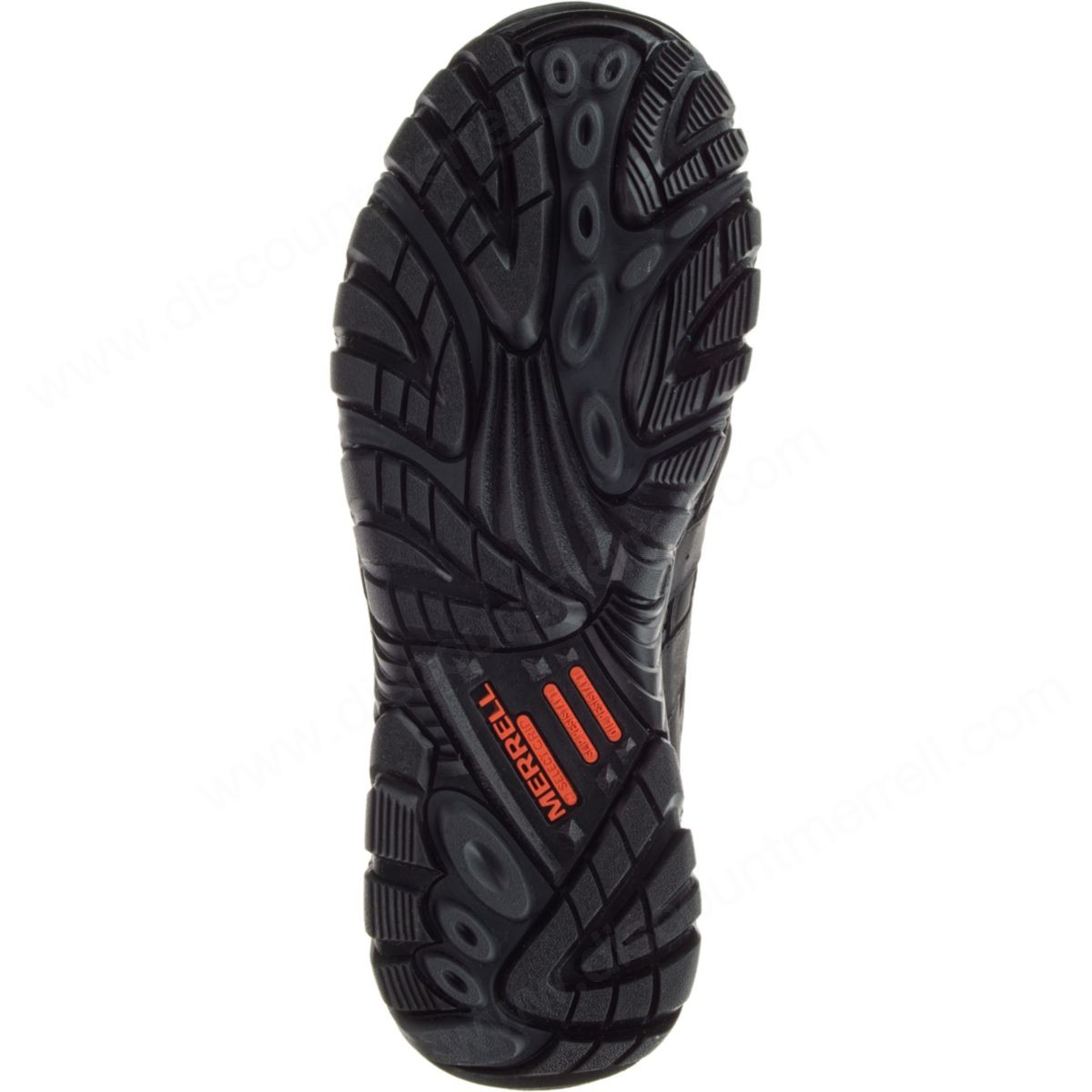 Merrell Man's Moab Vent Waterproof Comp Toe Work Shoe Black - -1