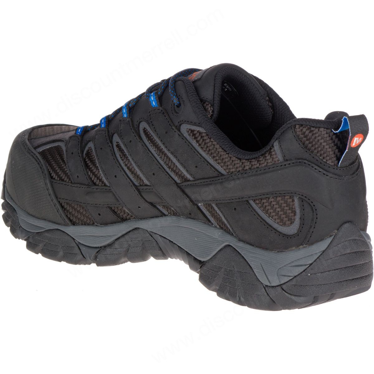 Merrell Man's Moab Vent Waterproof Comp Toe Work Shoe Black - -6