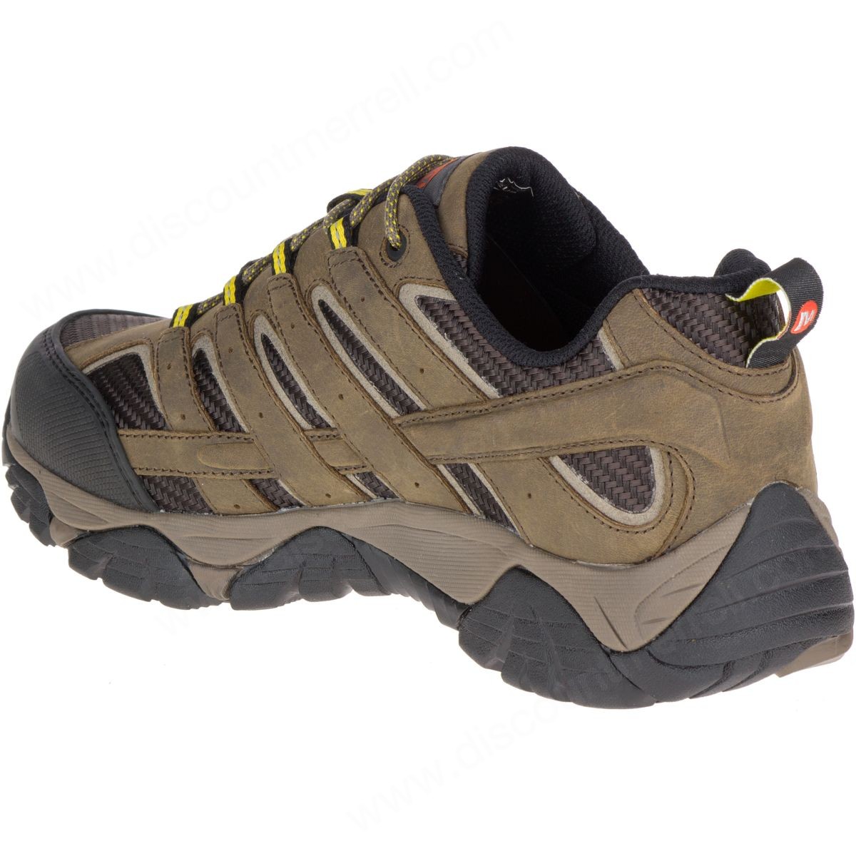 Merrell Man's Moab Ventilator Waterproof Work Shoes Boulder - -6