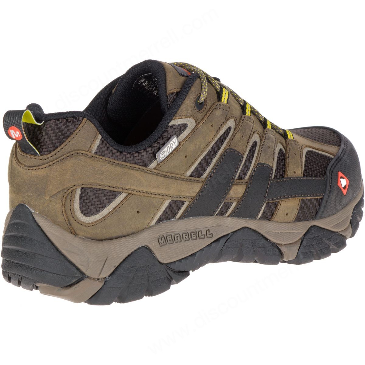 Merrell Man's Moab Ventilator Waterproof Work Shoes Boulder - -7