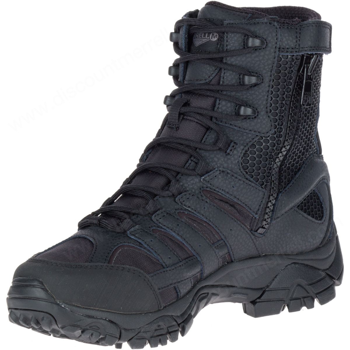Merrell Man's Moab " Tactical Waterproof Boot Wide Black - -5