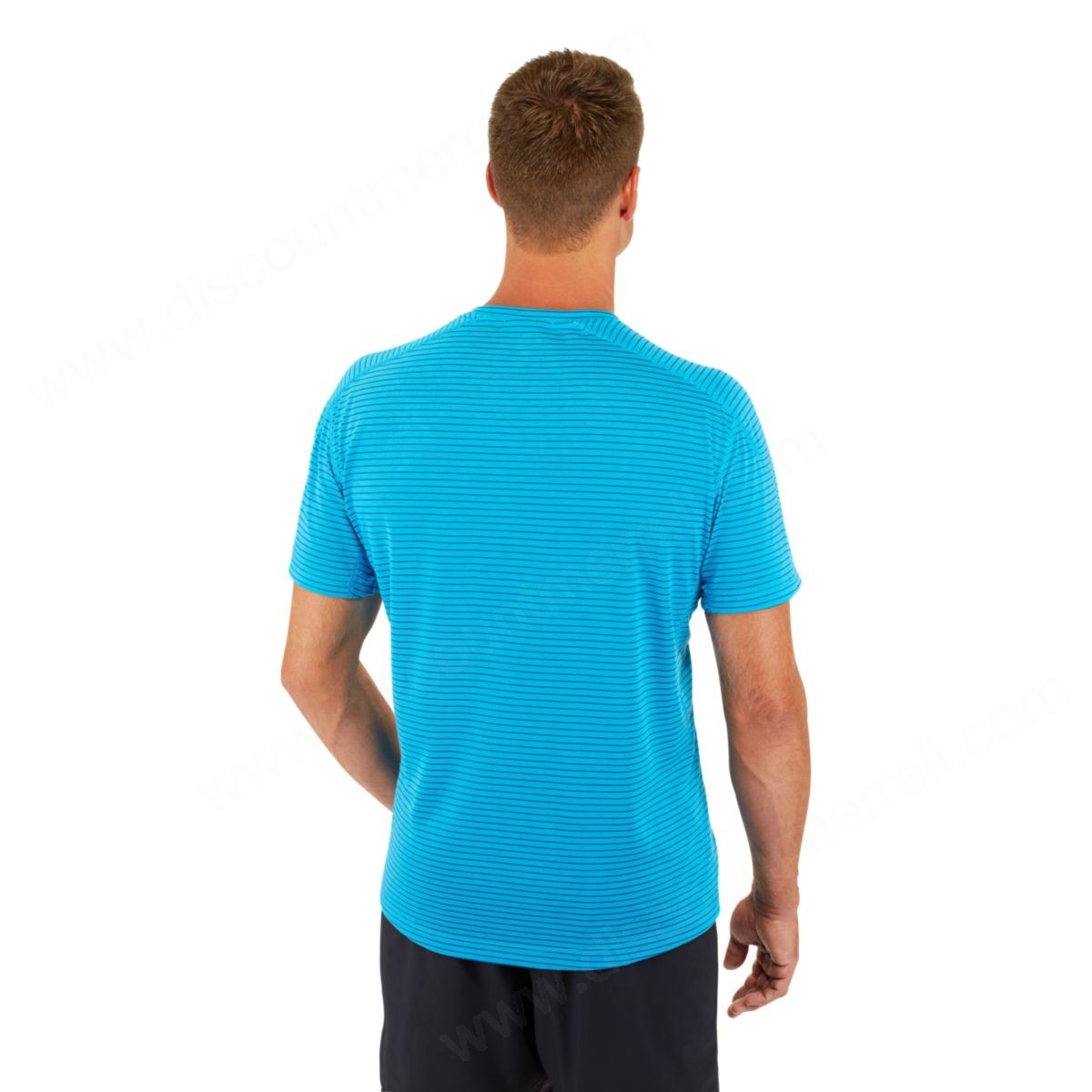 Merrell Man's Paradox Short Sleeve Tech Shirt With Drirelease® Fabric Aquifer Heather - -3