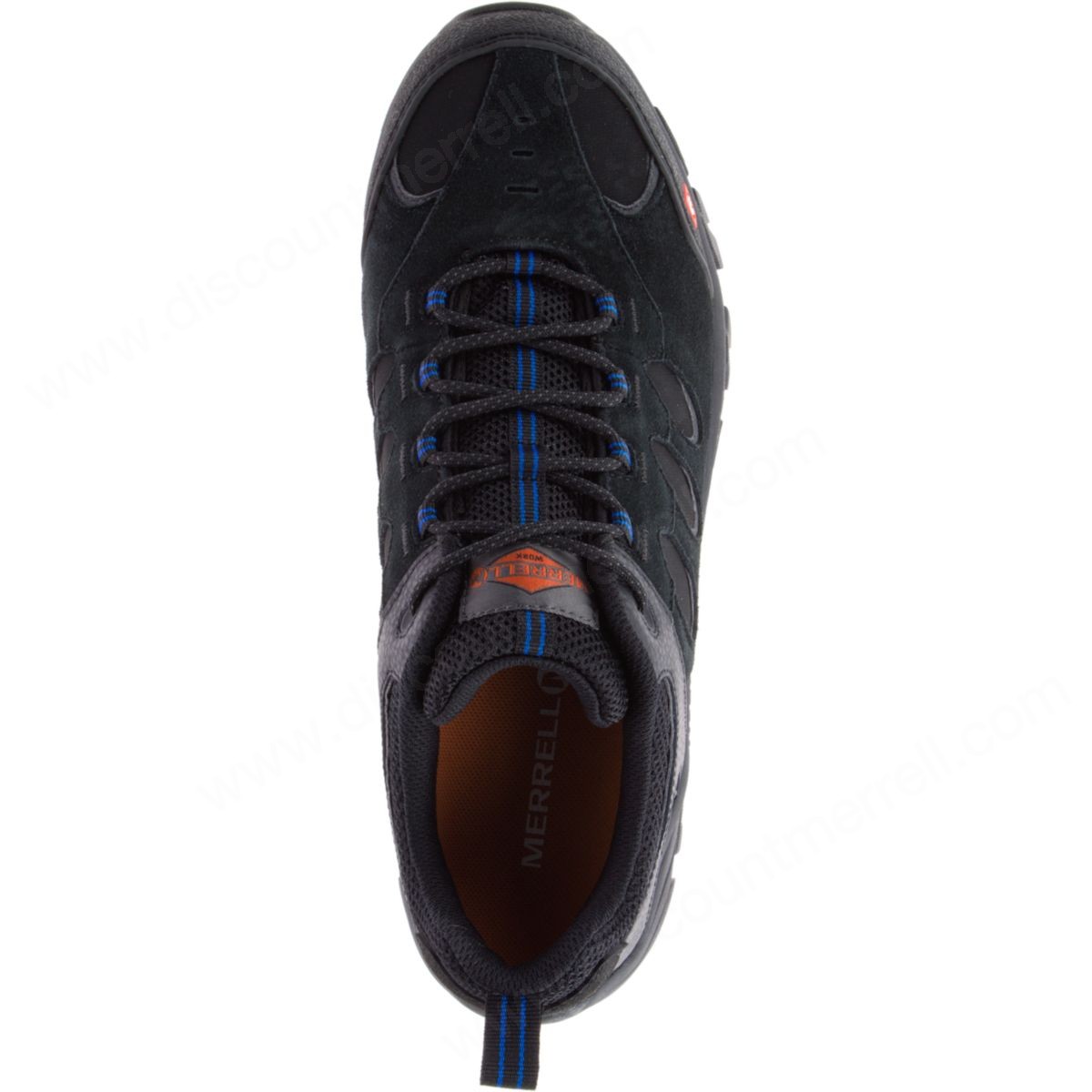 Merrell Man's Ridgepass Bolt Comp Toe Work Sneaker Wide Width Black - -2