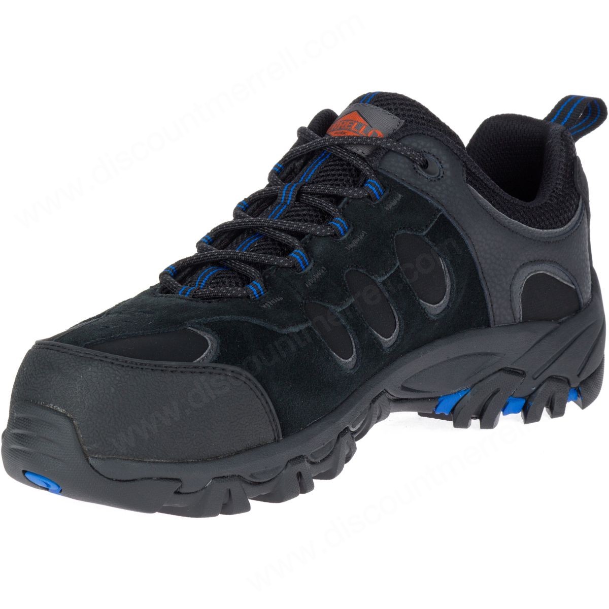 Merrell Man's Ridgepass Bolt Comp Toe Work Sneaker Wide Width Black - -5