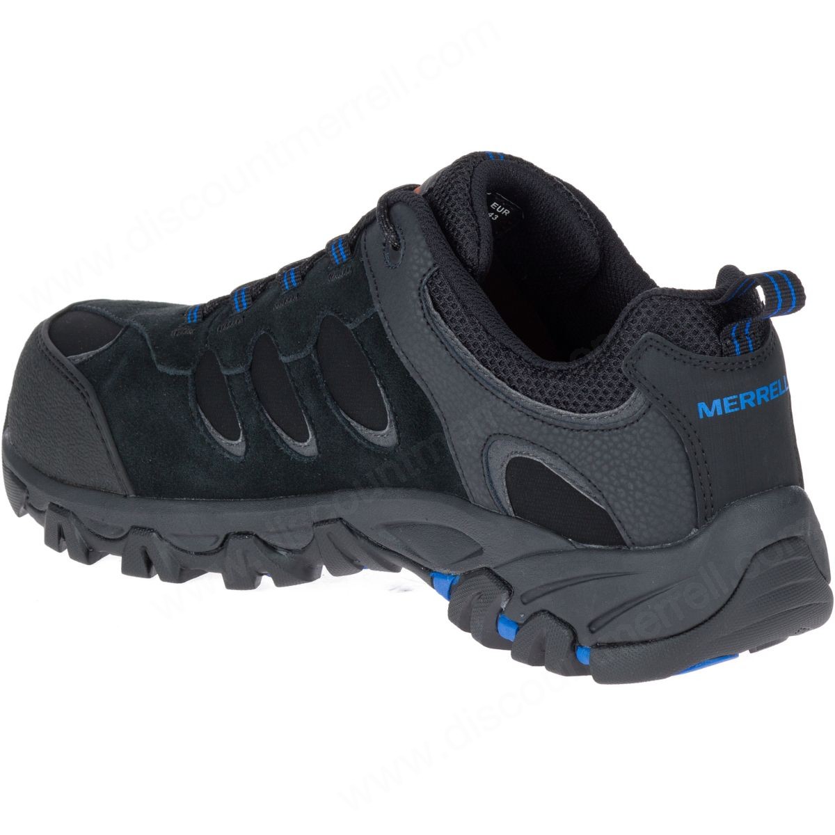Merrell Man's Ridgepass Bolt Comp Toe Work Sneaker Wide Width Black - -6