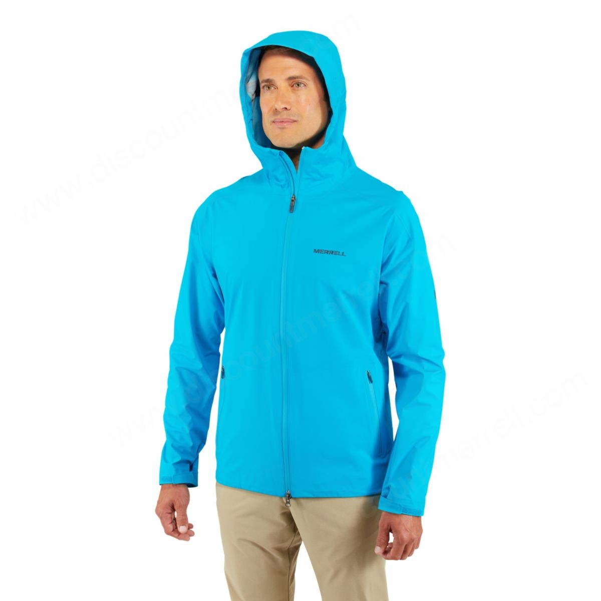 Merrell Men's Shield Waterproof Packable Rainshield Jackets Asphalt - -2
