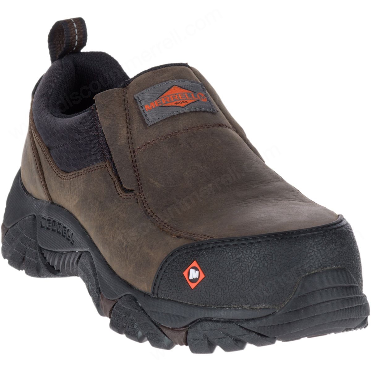 Merrell Mens's Moab Rover Moc Comp Toe Work Shoes Wide Width Espresso - -3