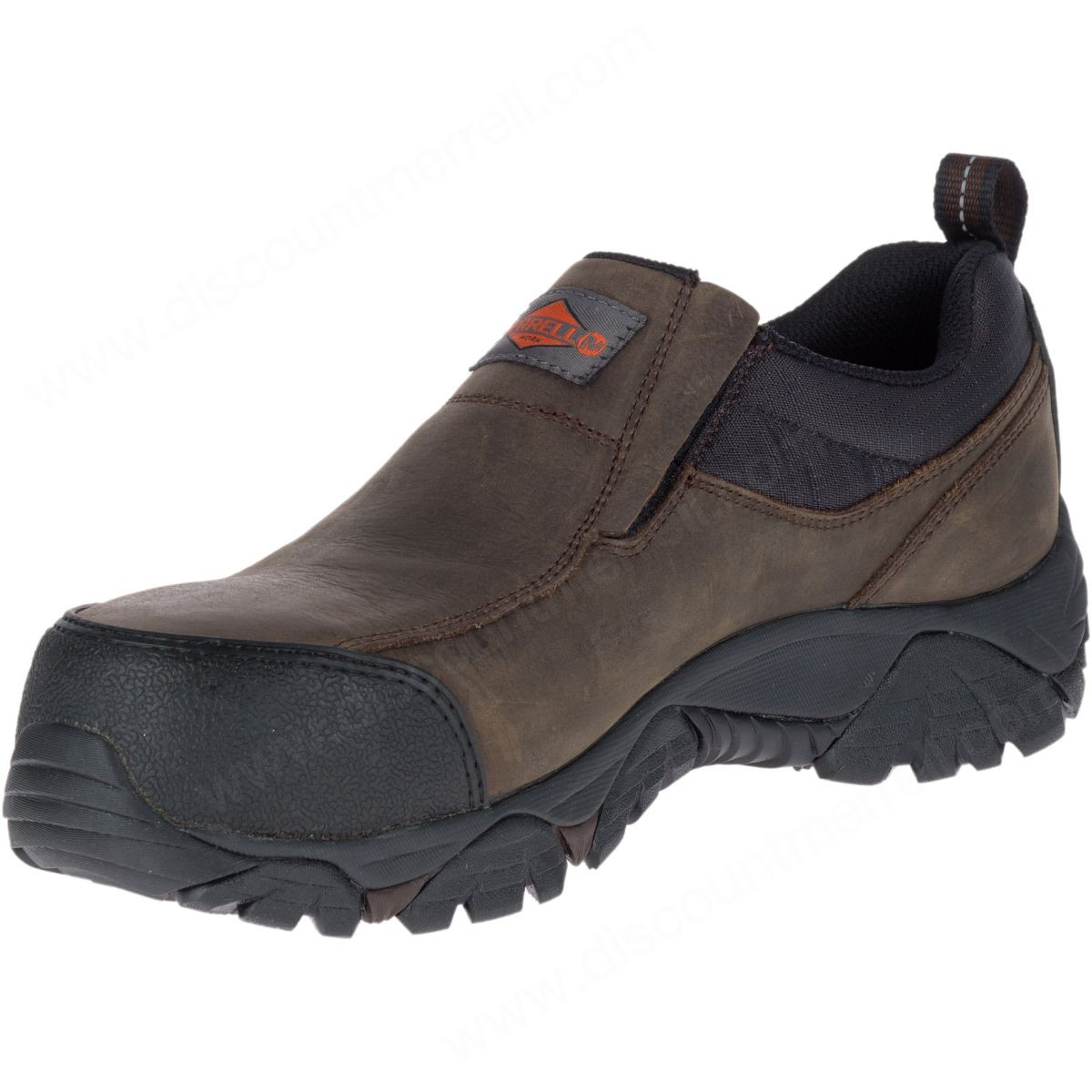 Merrell Mens's Moab Rover Moc Comp Toe Work Shoes Wide Width Espresso - -5
