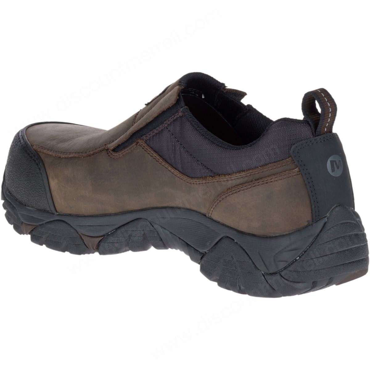 Merrell Mens's Moab Rover Moc Comp Toe Work Shoes Wide Width Espresso - -6