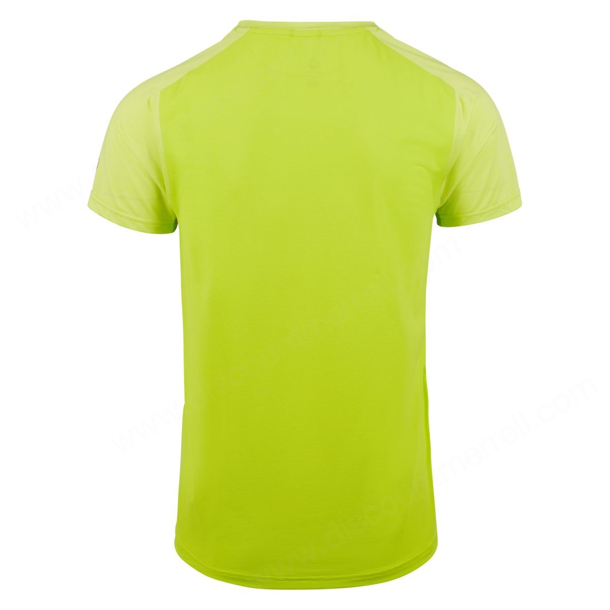 Merrell Mens's Torrent Short Sleeve Wicking Tech T-Shirts Acid Lime Heather - -1