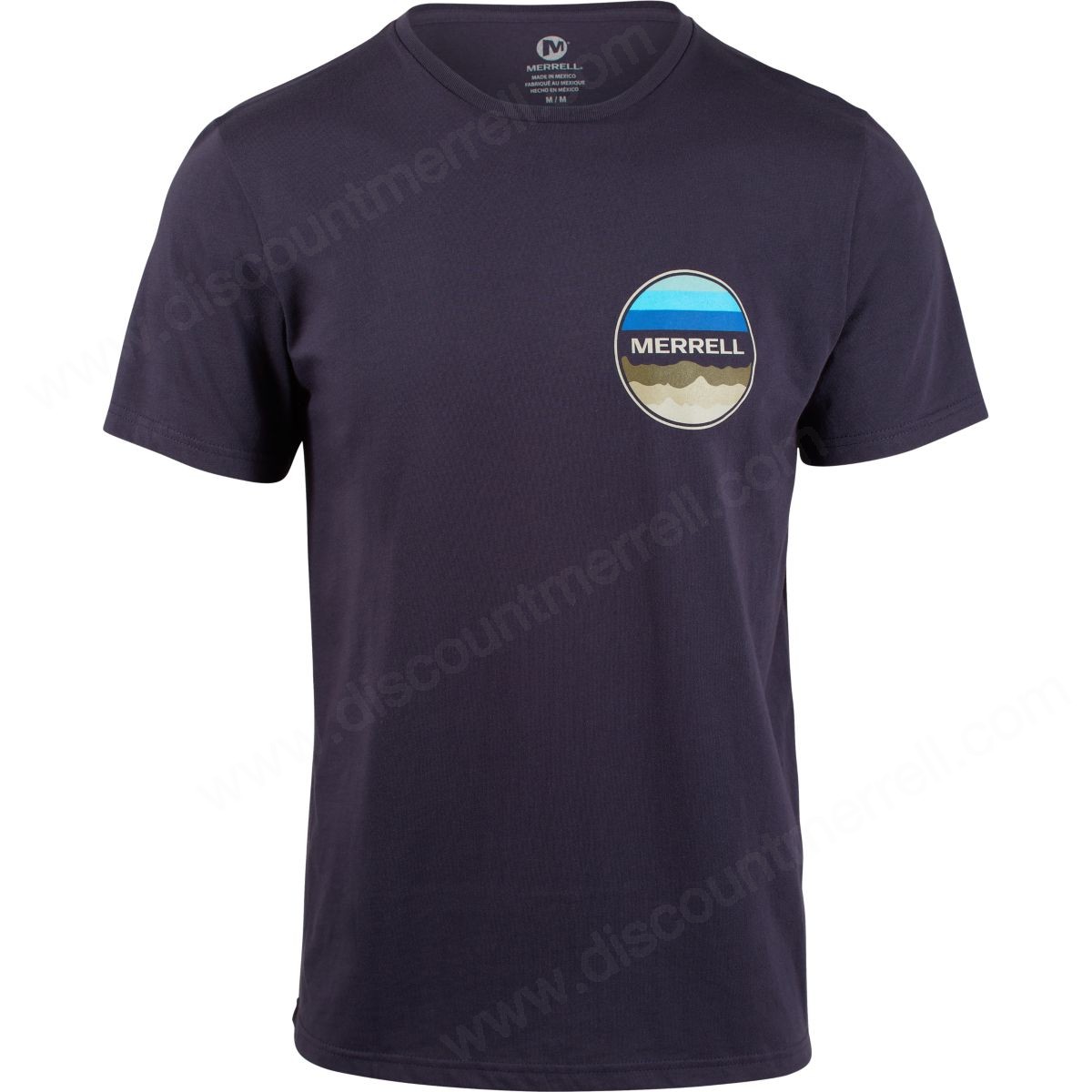 Merrell Mens's Vista Graphic Tshirt Navy - -0