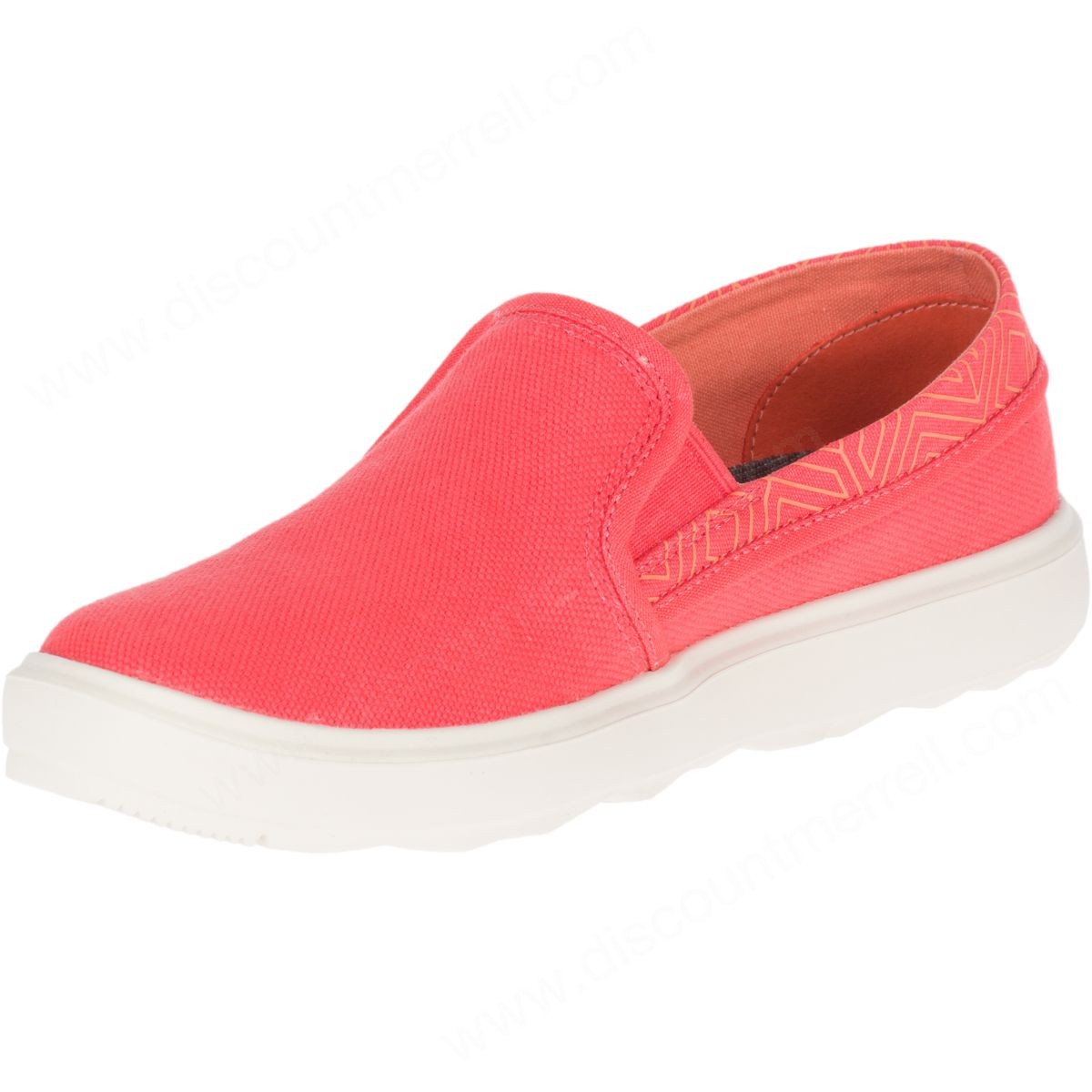 Merrell Woman's Around Town City Moc Canvas Hot Coral - -5