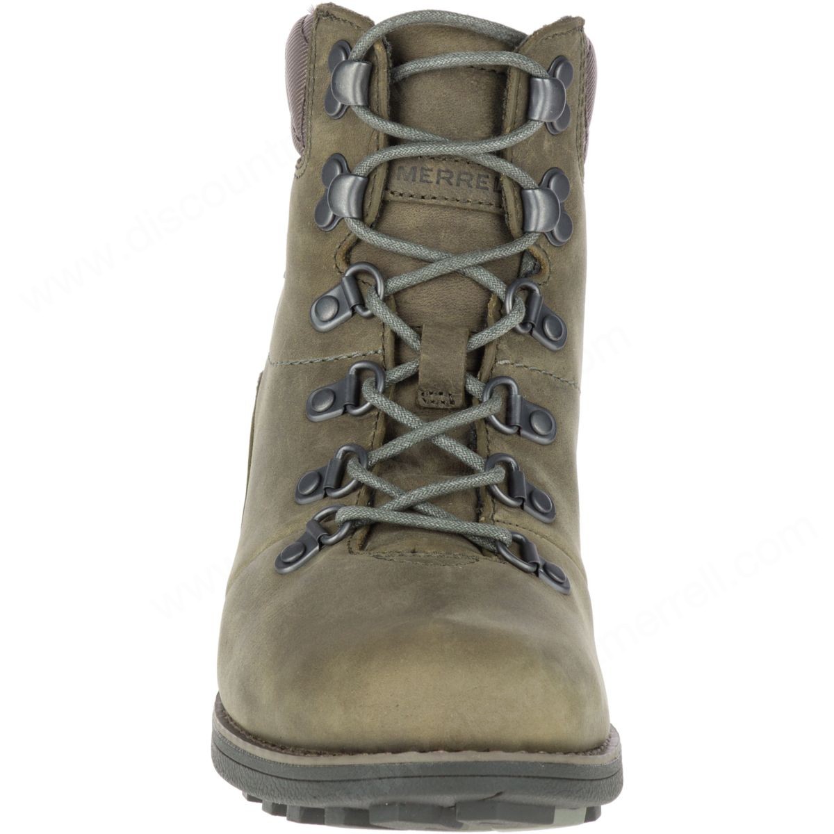 Merrell Woman's Chateau Mid Lace Waterproof Dusty Olive - -4