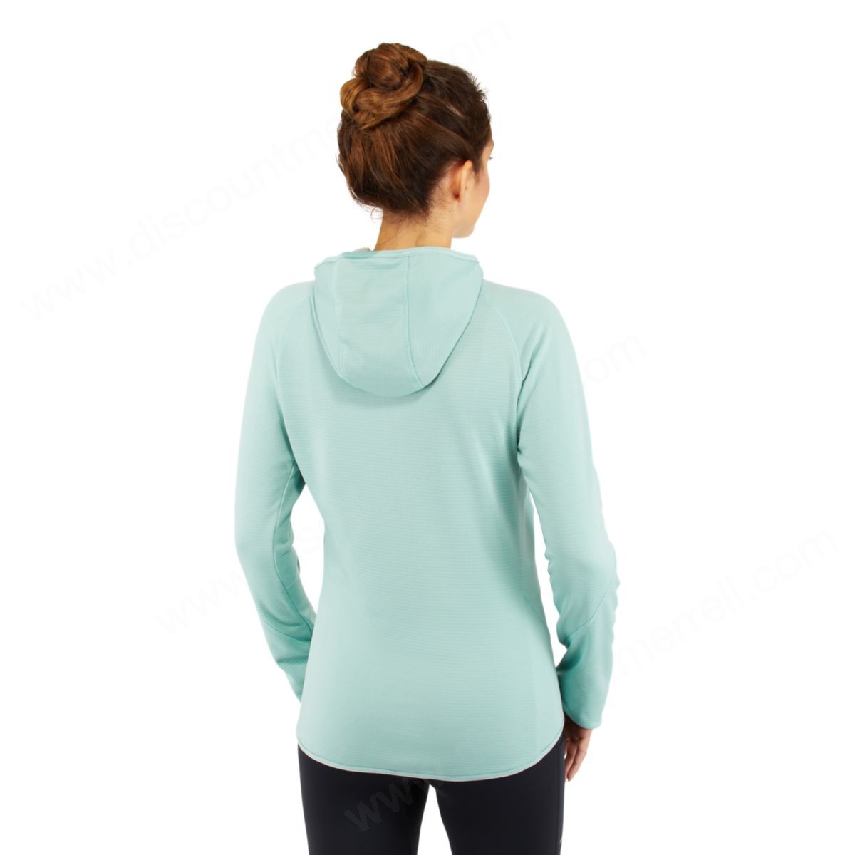 Merrell Women's Midweight Long Sleeve Full Zip Mid-Layer With Drirelease® Fabric Aquifer Heather - -3