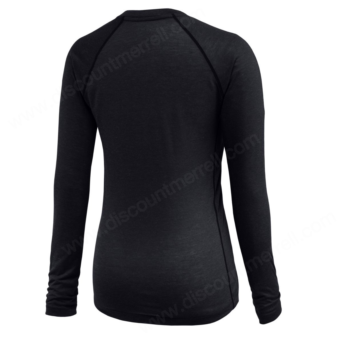 Merrell Women's Paradox Long Sleeve Tech Shirt With Drirelease® Fabric Black Heather - -1