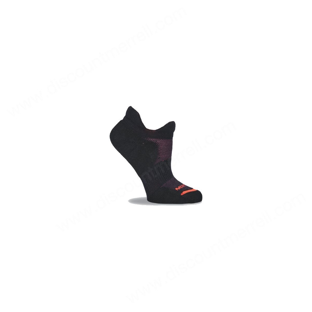 Merrell Womens's Dual Tab Trail Runner Sock Black - -0