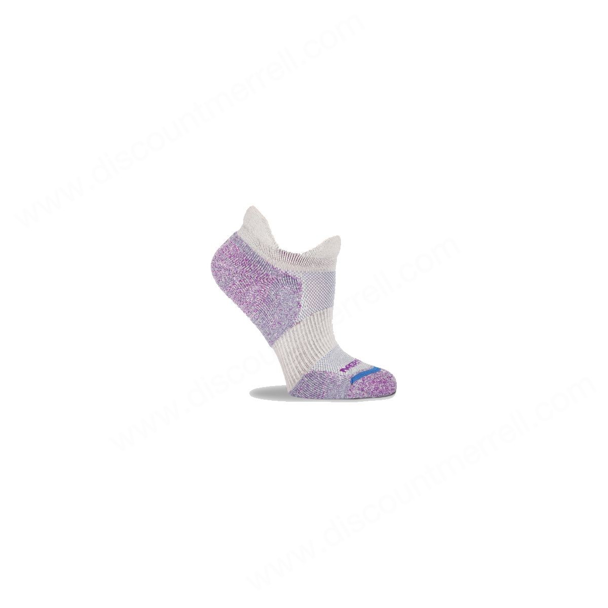 Merrell Womens's Dual Tab Trail Runner Sock Light Gray - -0