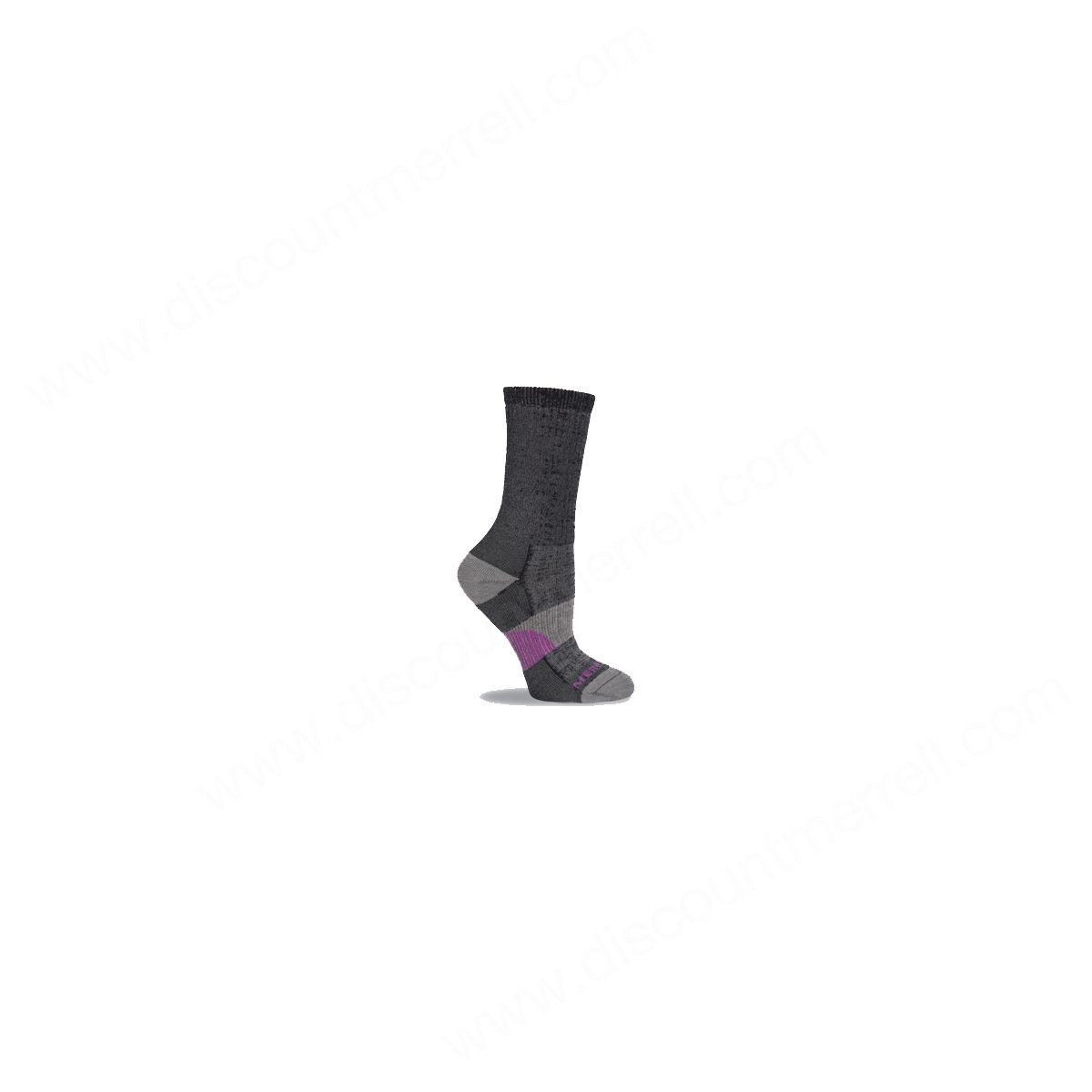 Merrell Womens's Merino Hiker Crew Sock Black - -0