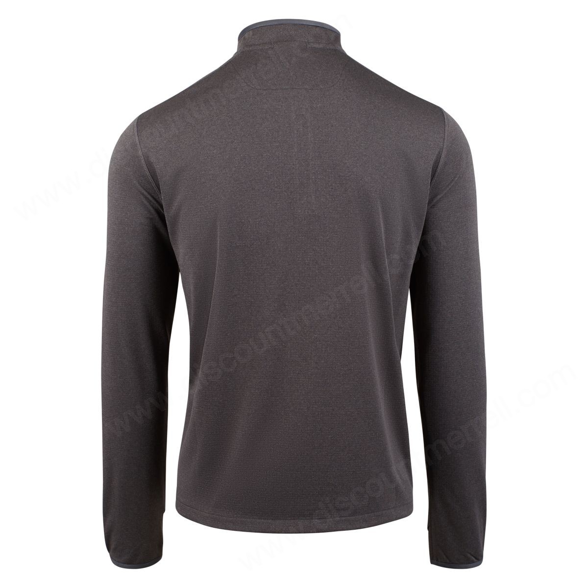 Merrell Man's Lightweight Long Sleeve / Zip Mid-Layer With Drirelease® Fabric Asphalt Heather - -1