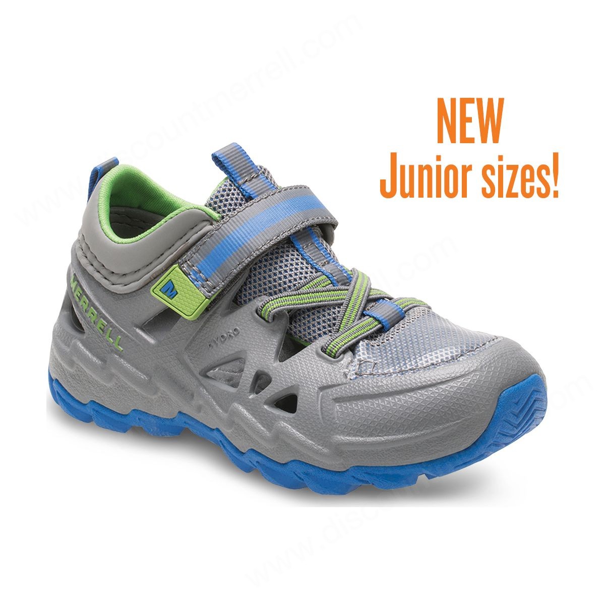 Merrell Little Kid's Hydro Junior . Sneakers Sandal Grey/blue - -0
