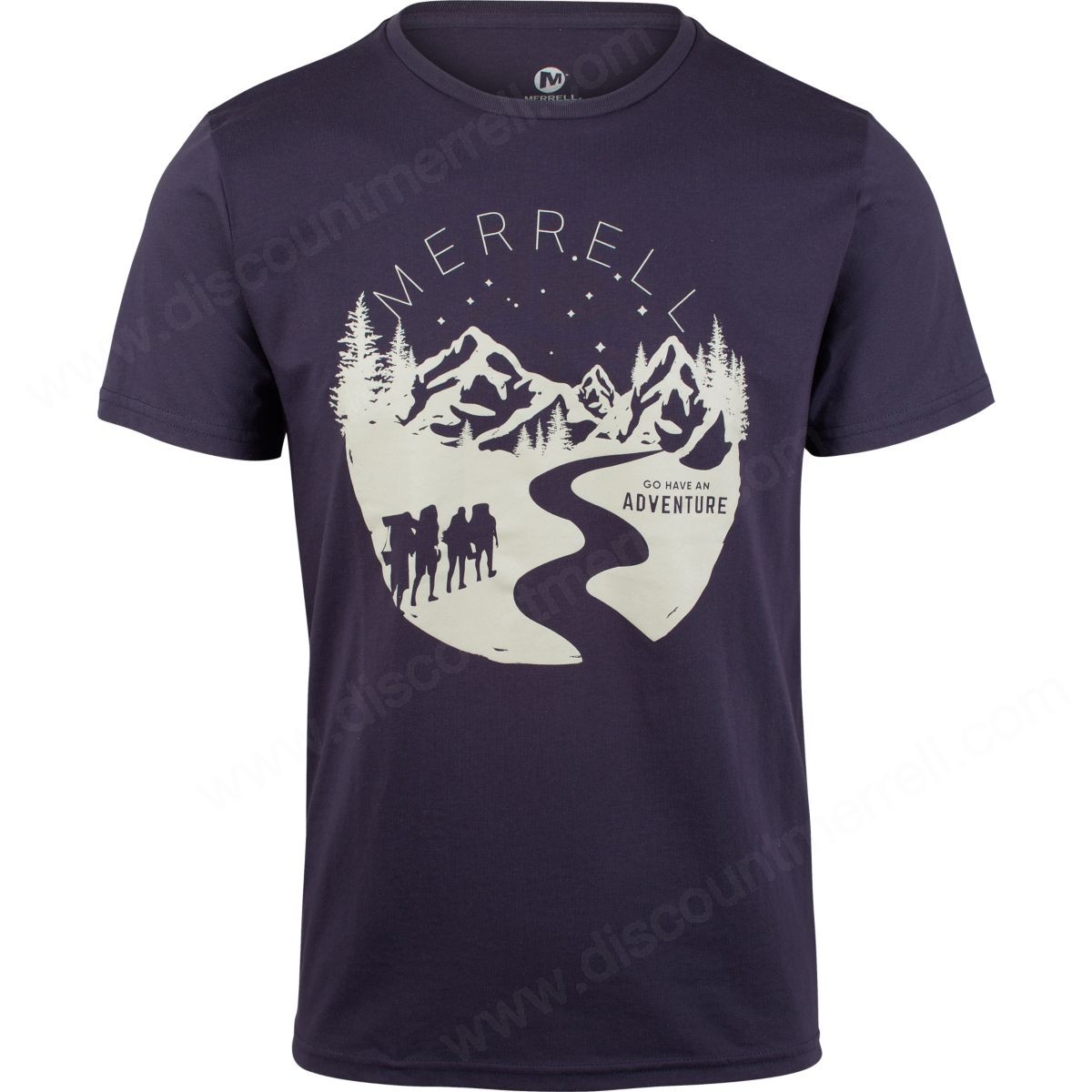 Merrell Men's Perkis Tee Navy/chinchilla/chinchilla - -0