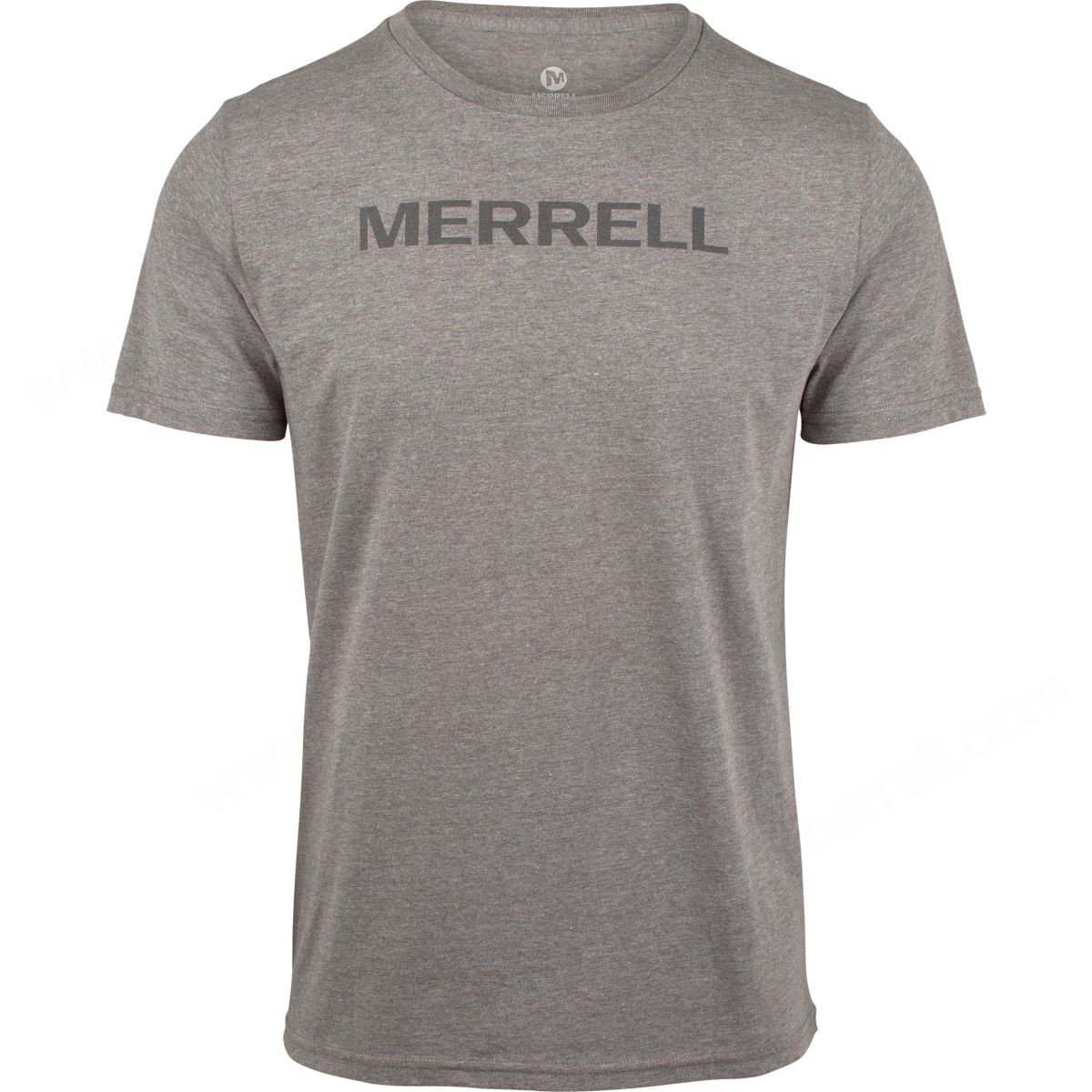 Merrell Men's Woodmark Tshirts Grey Heather/reflective Grey - -0