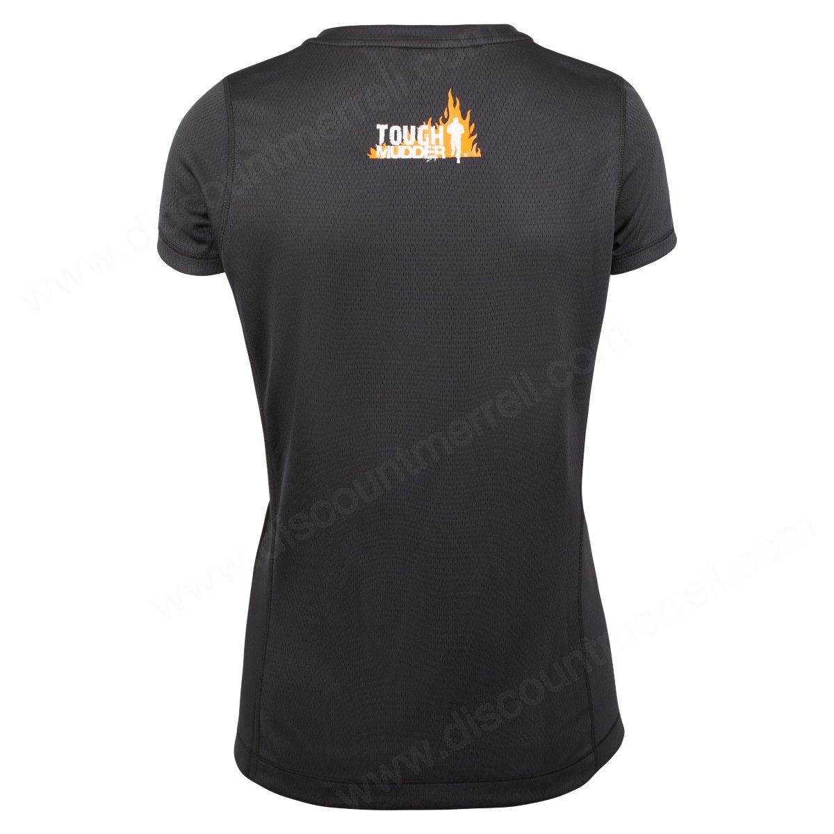 Merrell Woman's Tough Mudder Fastrex Short Sleeve Tech Shirt Black/white - -1