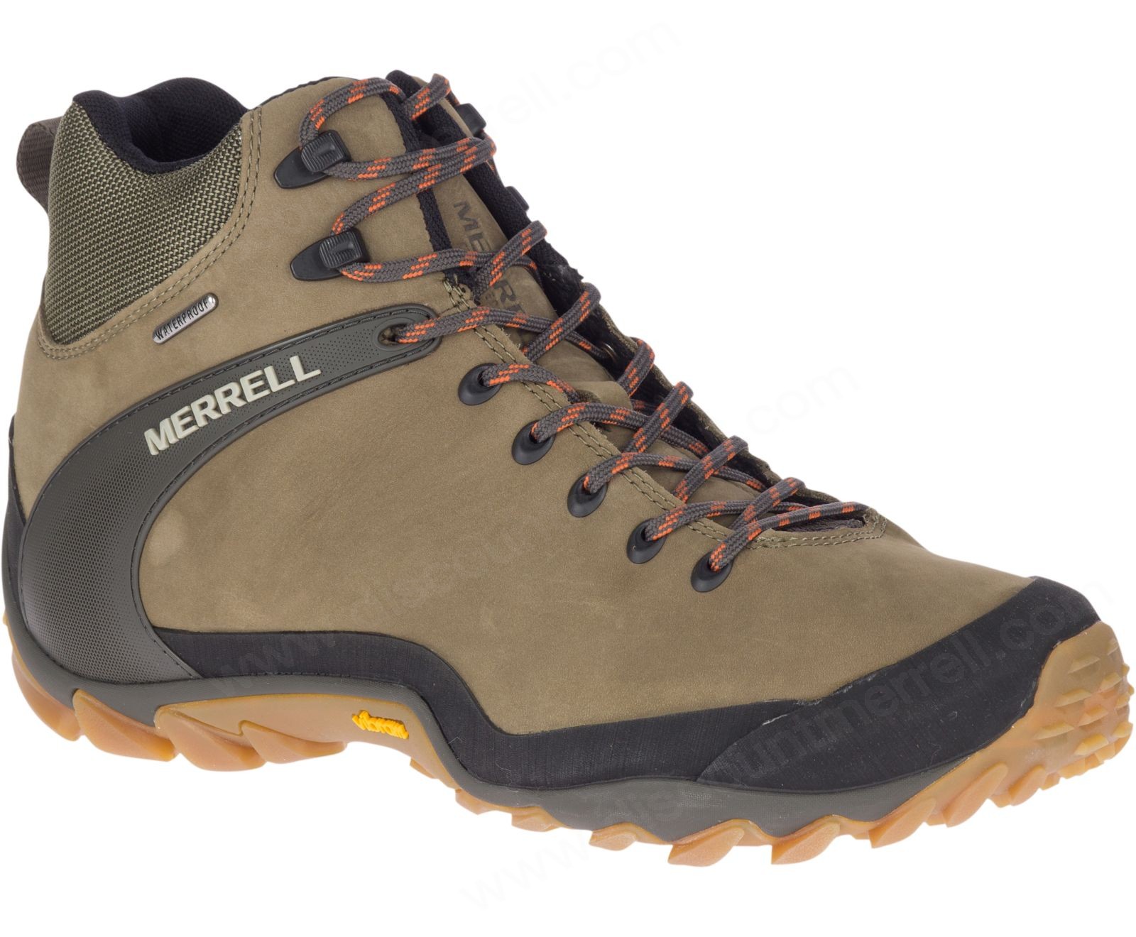 Merrell - Men's Chameleon 8 Leather Mid Waterproof - Merrell - Men's Chameleon 8 Leather Mid Waterproof