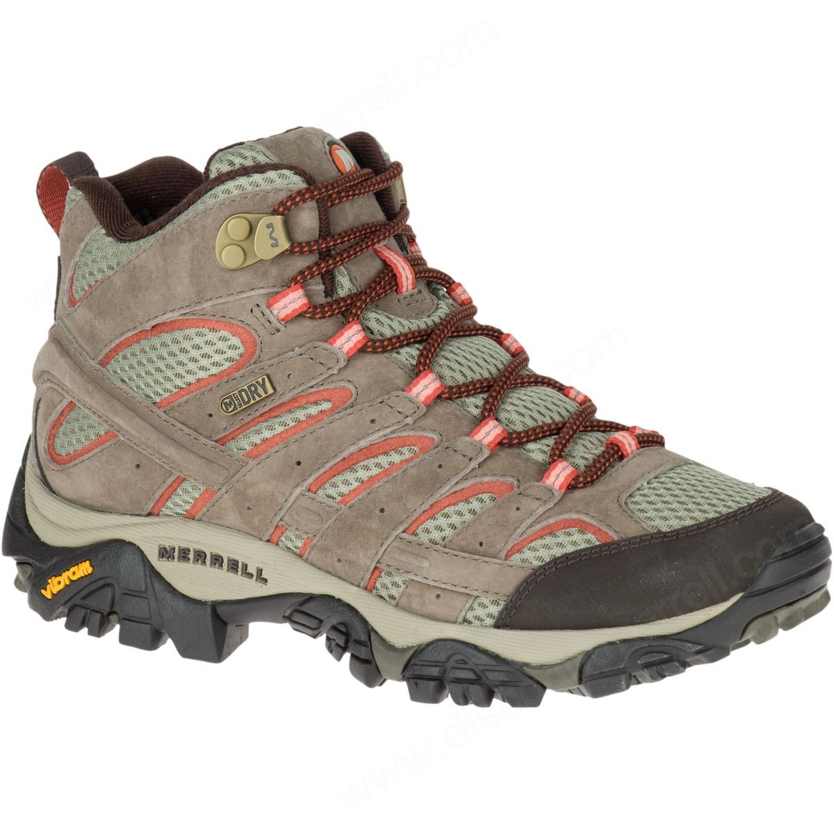 Merrell Lady's Moab Mother Of All Boots™ Mid Waterproof Wide Width Bungee Cord - Merrell Lady's Moab Mother Of All Boots™ Mid Waterproof Wide Width Bungee Cord