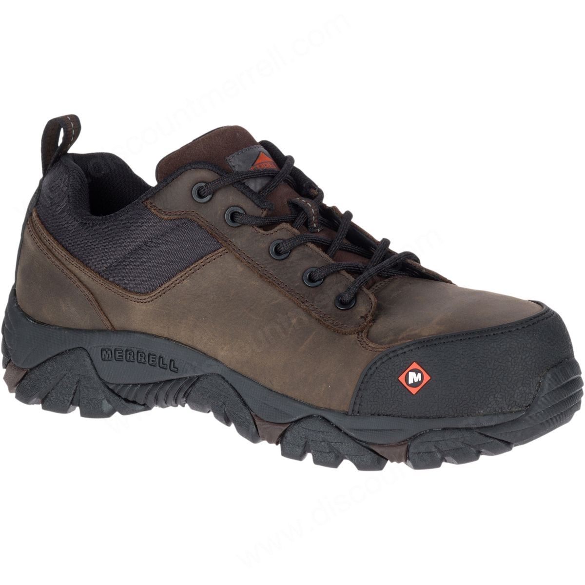 Merrell Man's Moab Rover Lace Comp Toe Work Shoe Espresso - Merrell Man's Moab Rover Lace Comp Toe Work Shoe Espresso