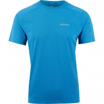 Merrell Man's Short Sleeve Tech Tshirts With Polartec® Power Stretch® Pro™ Fabric French Blue