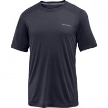 Merrell Mens's Paradox Short Sleeve Tech Shirts With Drirelease® Fabric Black