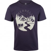 Merrell Men's Perkis Tee Navy/chinchilla/chinchilla