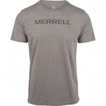 Merrell Men's Woodmark Tshirts Grey Heather/reflective Grey