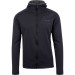 Merrell Mens's Midweight Long Sleeve Full Zip Mid-Layer With Drirelease® Fabric Black Heather - 0