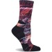 Merrell Women's Striation Printed Crew Sock Persion Red - 0