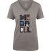 Merrell Women's Palmer T-Shirts Grey Heather/black - 0